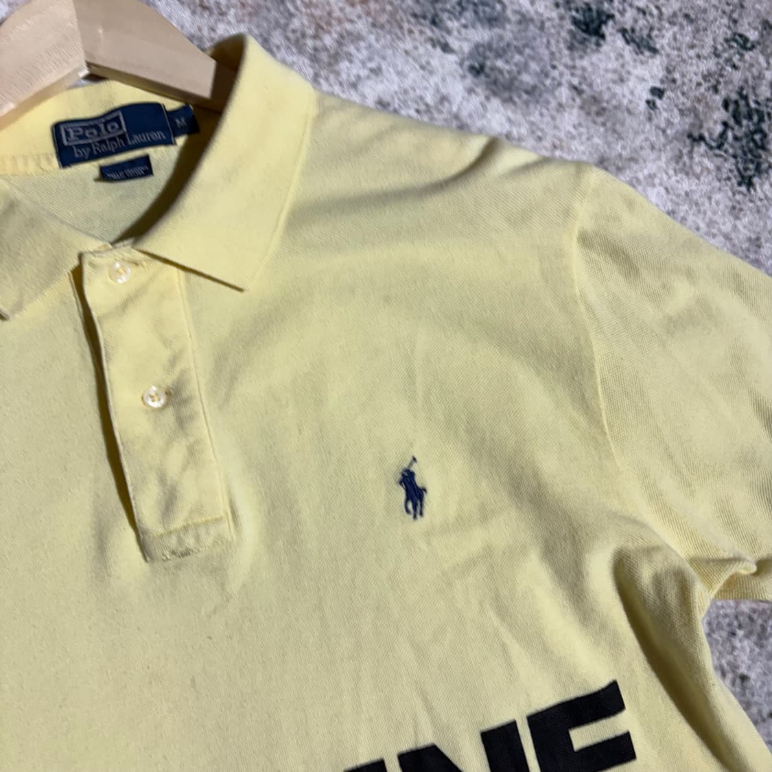 폴로 빅포니 빈티지 커스텀 카라 반팔티 상품이미지3