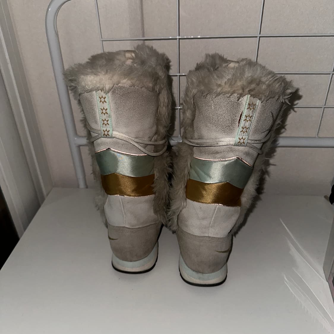 빈티지 나이키 폼폼 롱부츠 퍼 부츠 240 상품이미지5