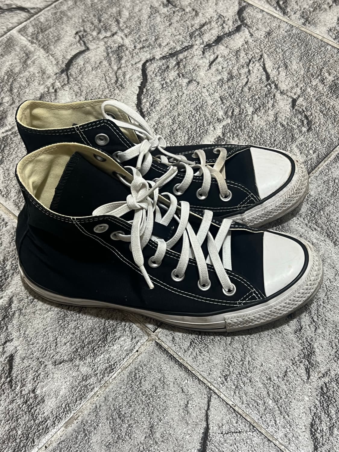 (245) 컨버스 척테일러 올스타 블랙 하이 상품이미지2