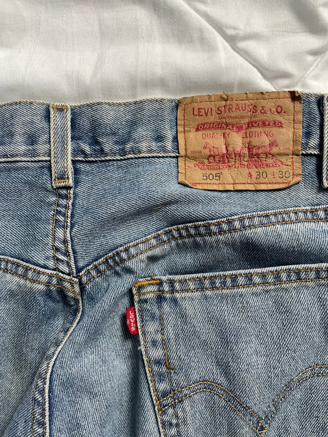 Levis 리바이스 505 연청 W30 L30 상품이미지5