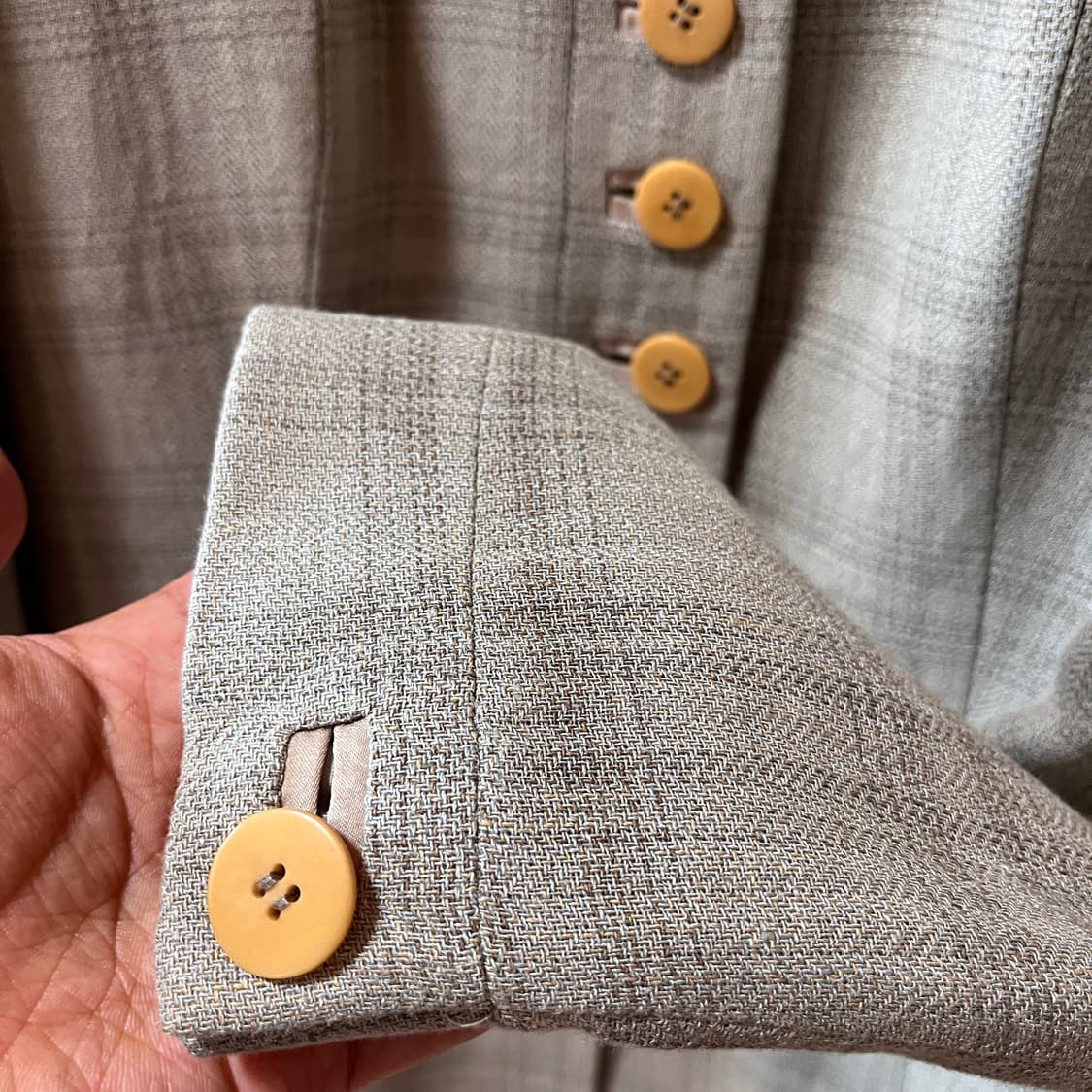 90s 조르지오 아르마니 S/S 테일러드 셋업 이테리 메이드 상품이미지4