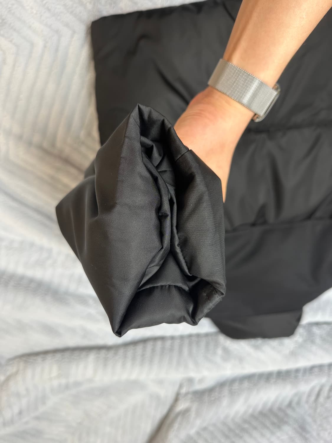 프라다 남성 리나일론 패딩 라지 상품이미지6