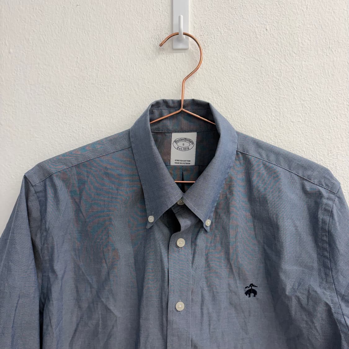 브룩스브라더스 클래식 버튼다운 옥스퍼드셔츠(S) 상품이미지3