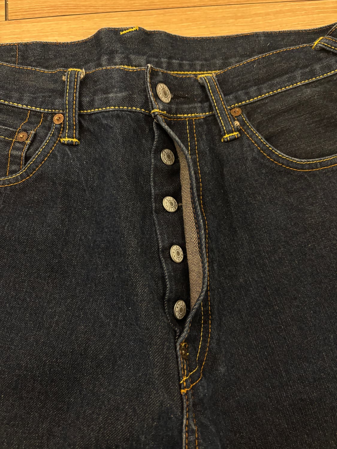 Evisu 에비수 패치 진청 데님 상품이미지3