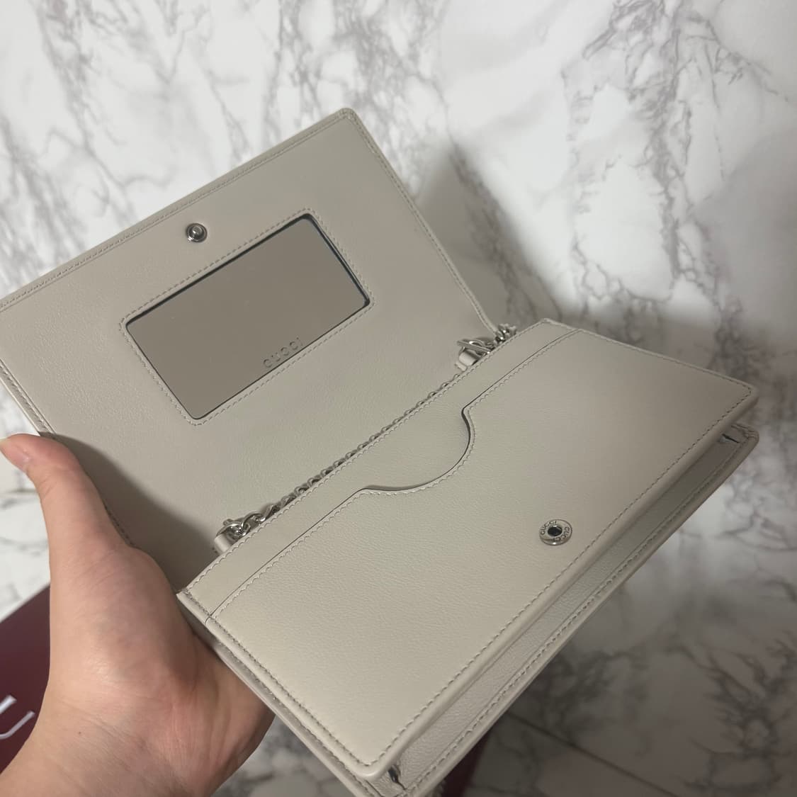 새상품 구찌 gg 마몽 체인 가방 지갑 상품이미지4