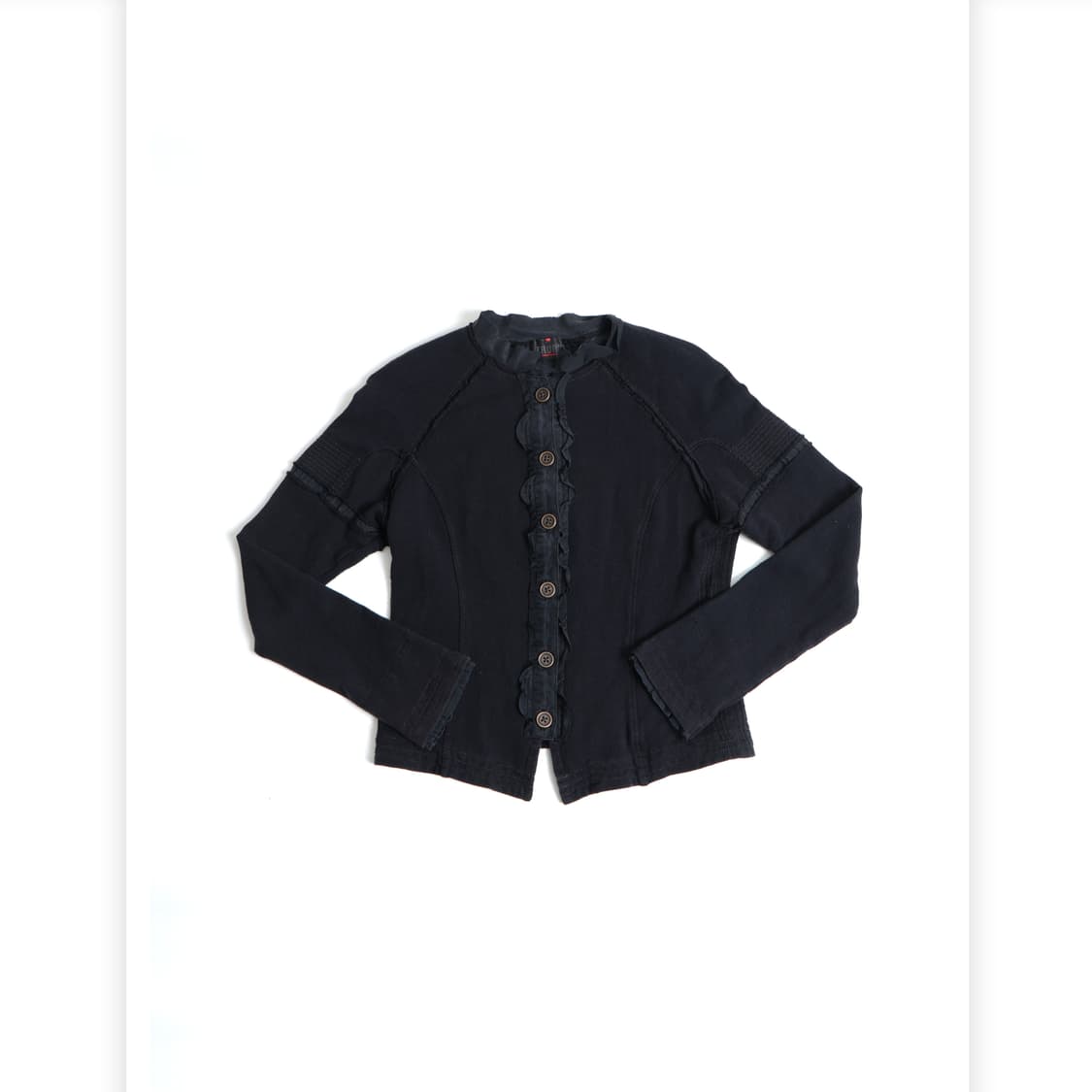 Coloring fabric detail cardiga 상품이미지3