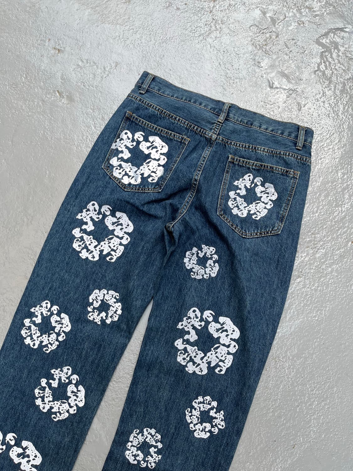 34) Vintage Flower Printing Jeans 상품이미지4