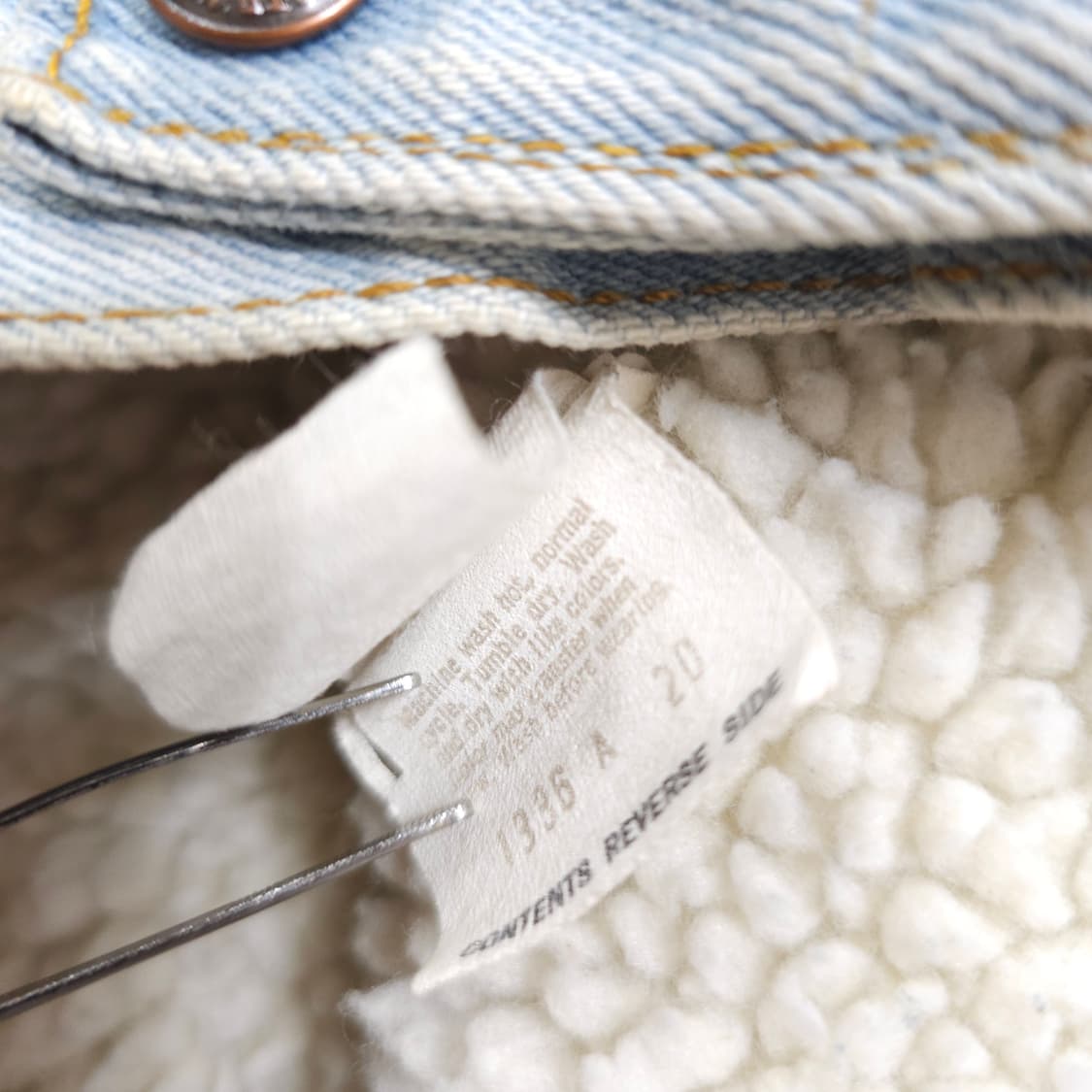 리바이스 80s USA 쉐르파 데님 자켓 상품이미지8