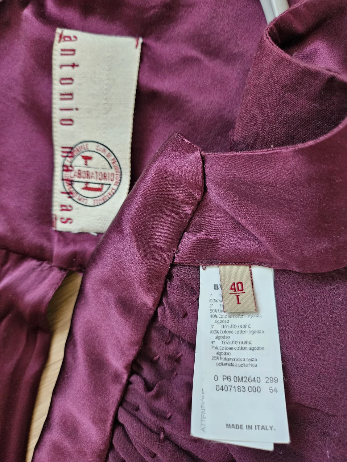 안토니오 마라스 실크 장식 베스트 조끼 Antonio Marras 상품이미지10