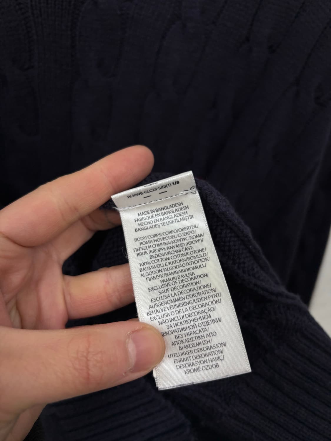 폴로랄프로렌 울 케이블니트 상품이미지5