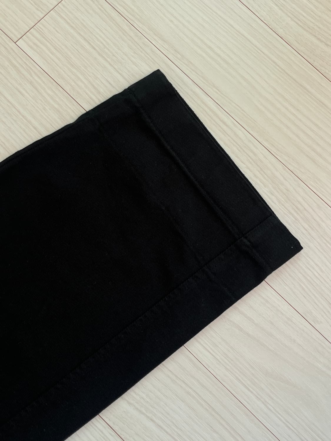 LFM 엘에프엠 와이드 레그 코튼 팬츠 블랙 1 사이즈 상품이미지4