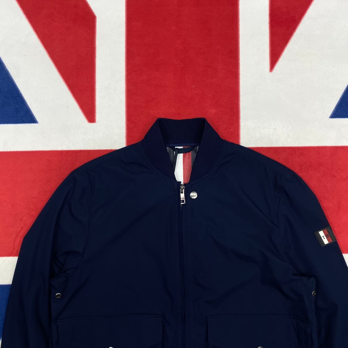 타미힐피거 블루종 S 실측 M  상품이미지3