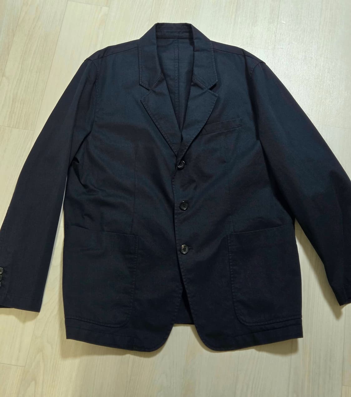 SEW 코튼 스포츠 자켓 네이비 3사이즈 상품이미지1