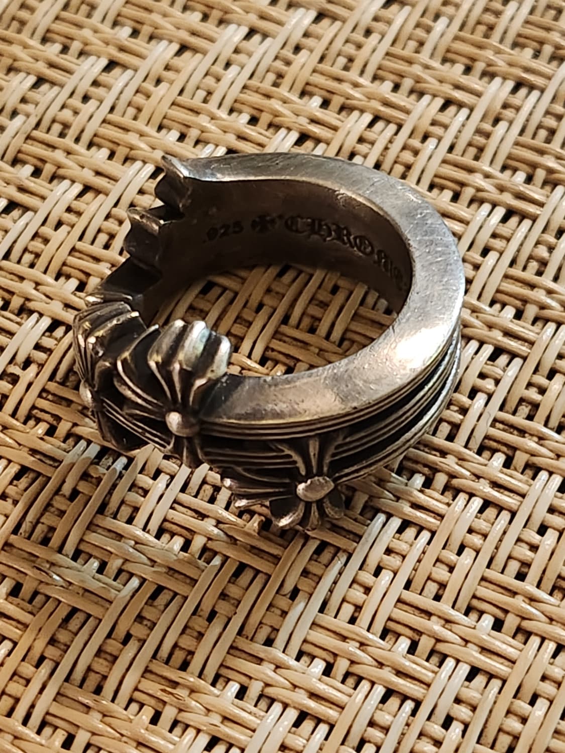 크롬하츠 3ch 라운드링 us8 (세메터리) 상품이미지3