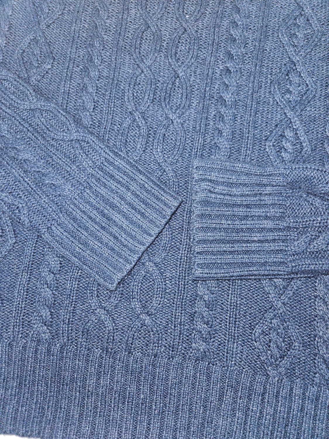 타미힐피거 케이블니트 꽈배기니트 폴로 울 스웨터  상품이미지4