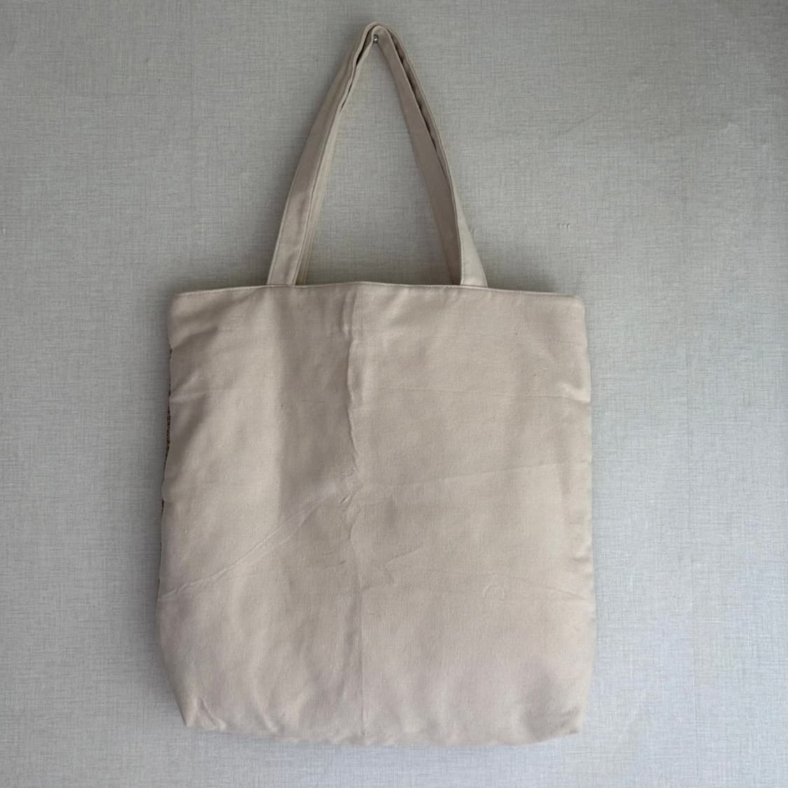 Vintage Cat Embroidery Canvas Bag 상품이미지4