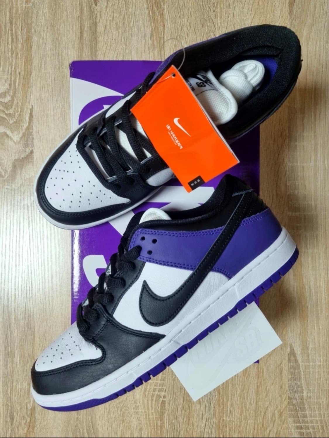 [260]나이키 SB  덩크 로우 코트퍼플 상품이미지1