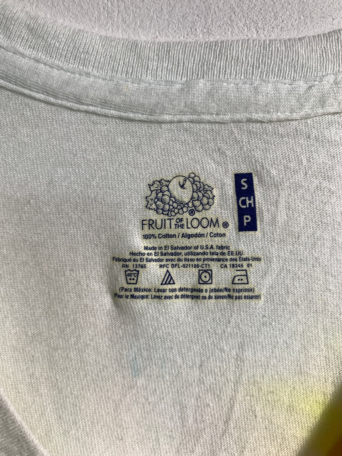 만원샵) USA fruitoftheloom 빈티지 티셔츠 S 상품이미지7