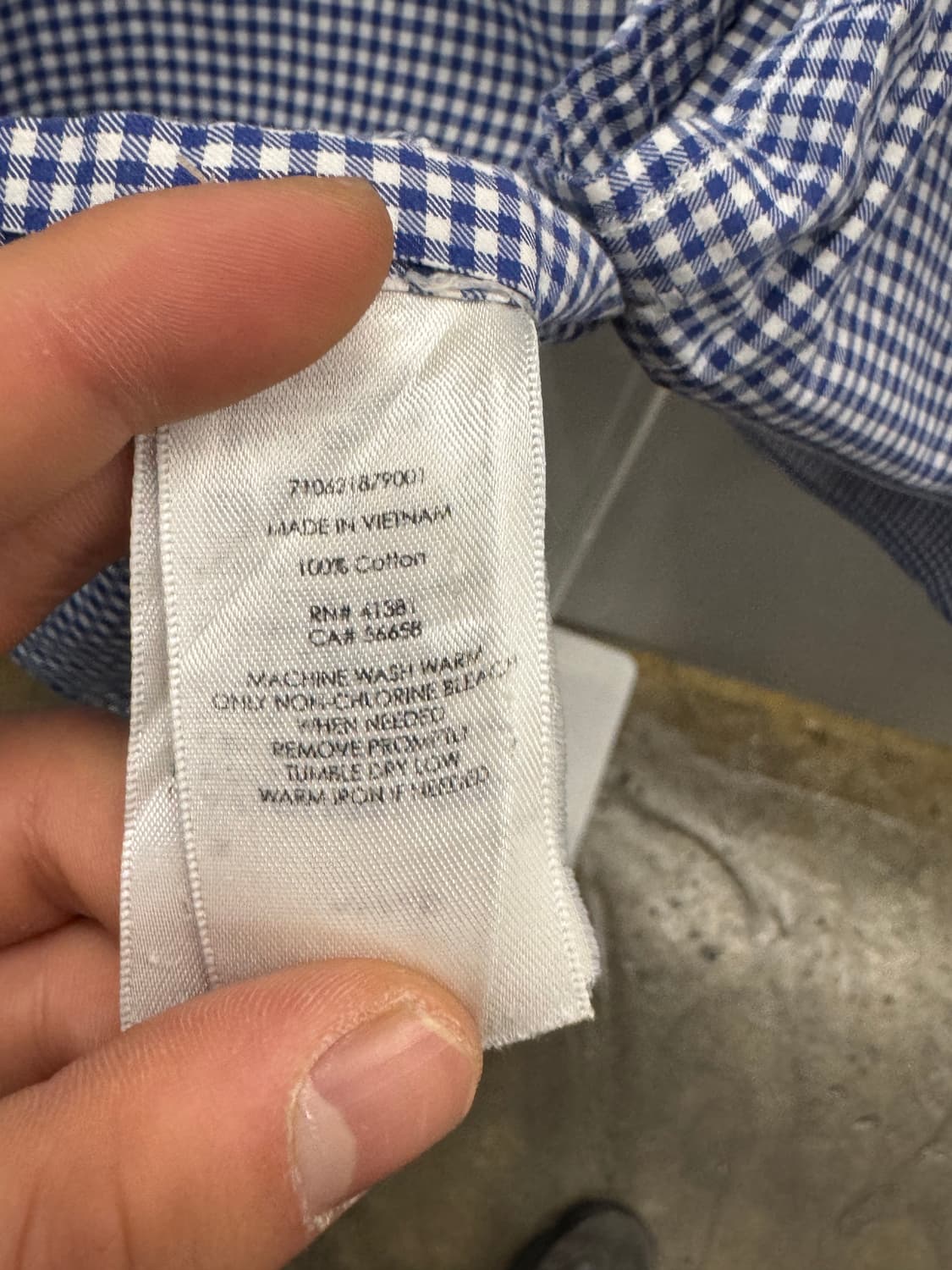 폴로 랄프로렌 체크 셔츠 네이비 L 상품이미지5