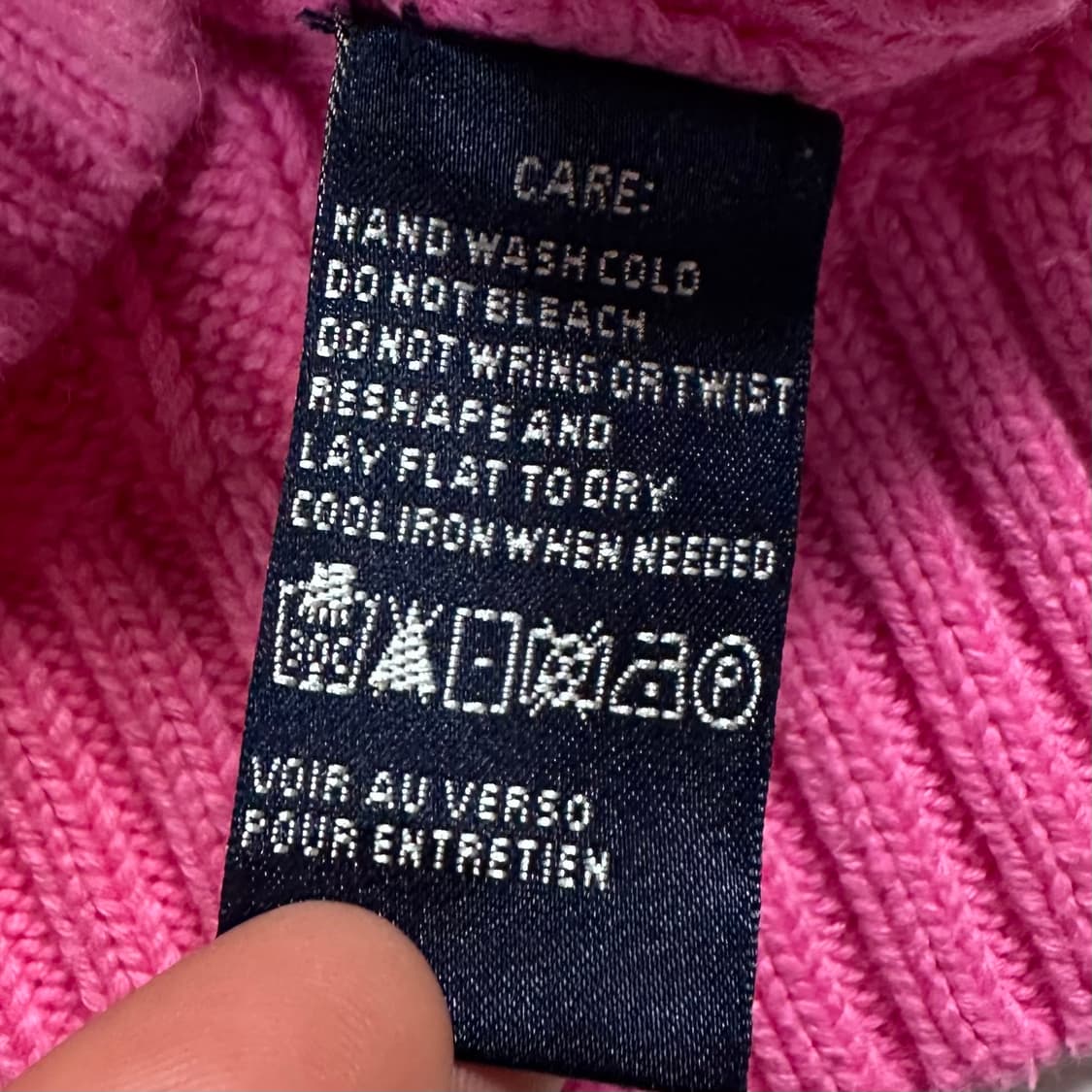 로렌 랄프로렌 핑크 케이블 니트 조끼  상품이미지6