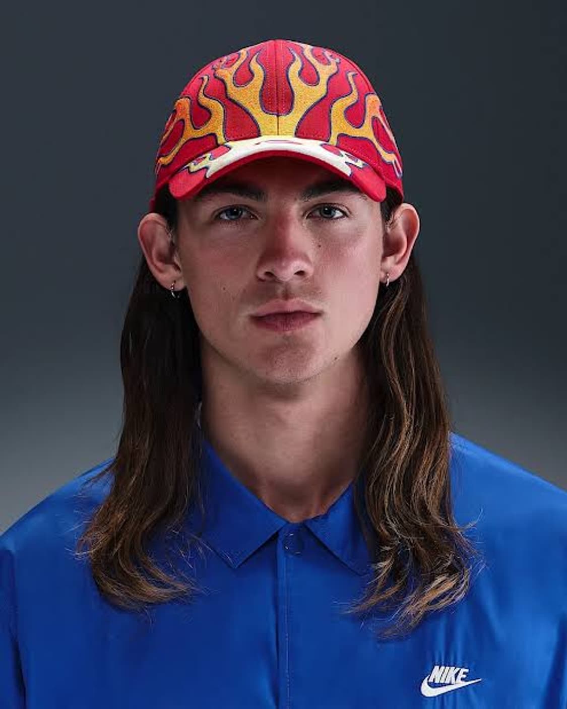 나이키 클럽 플레임 불꽃 스우시 볼캡 모자 레드 상품이미지4