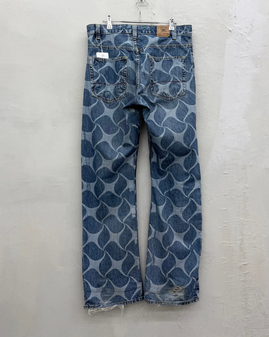 타미힐피거 프린티드 세미 플레어 데님 팬츠 상품이미지7