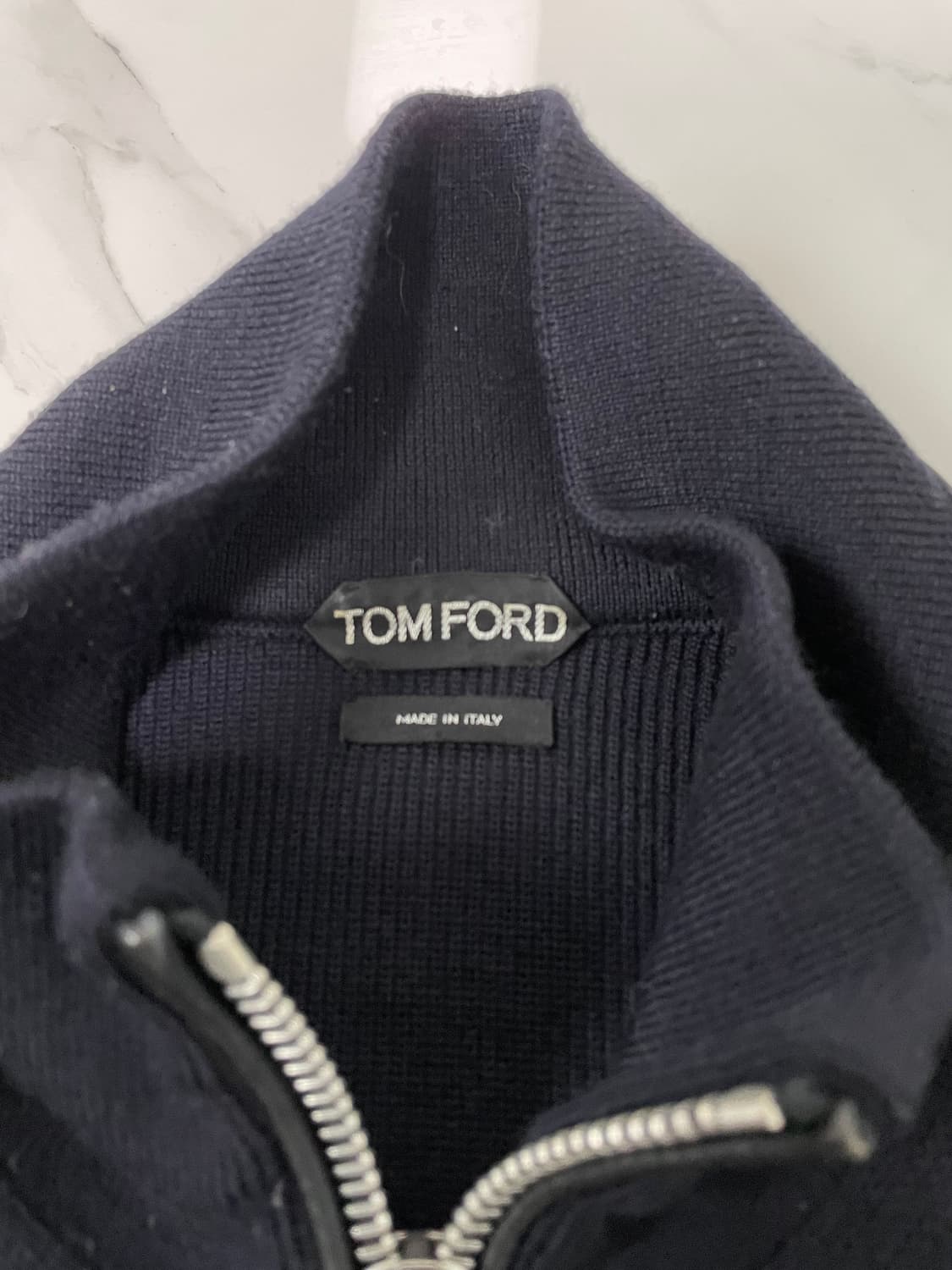 새상품 톰포드 스웨이드 캐시미어 니트 패딩 구스다운 54 옷걸이O 상품이미지2