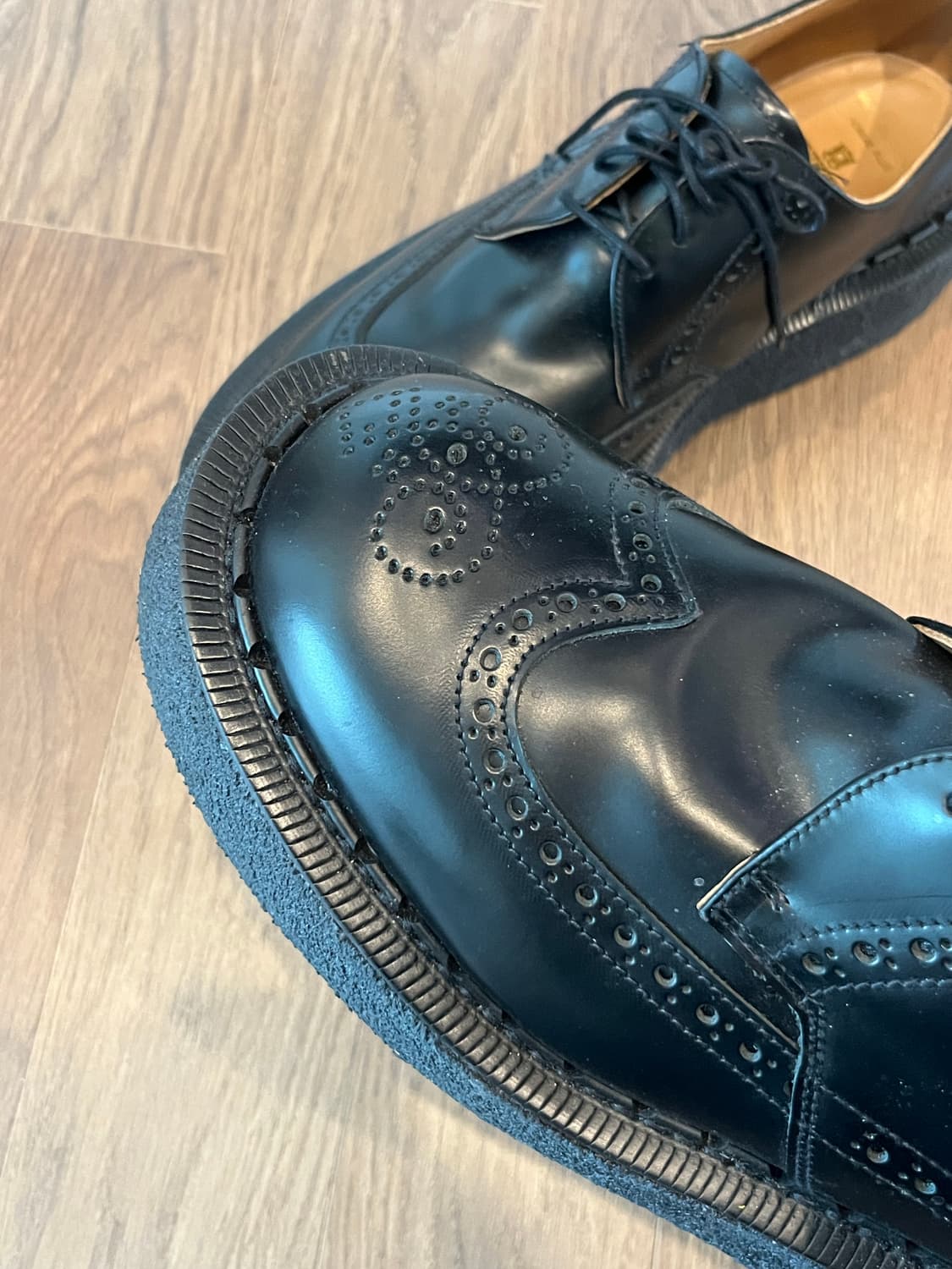 꼼데가르송 조지콕스 윙팁 uk9 상품이미지2