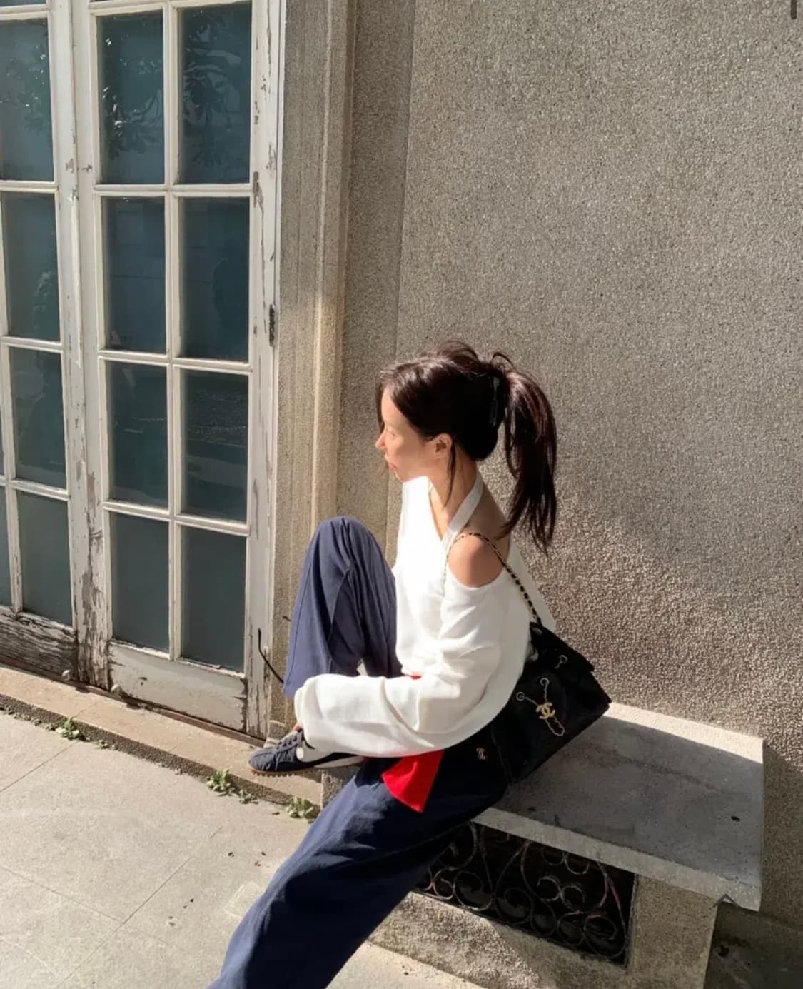 러브미우 포엣pt - 네이비 롱 M 상품이미지2