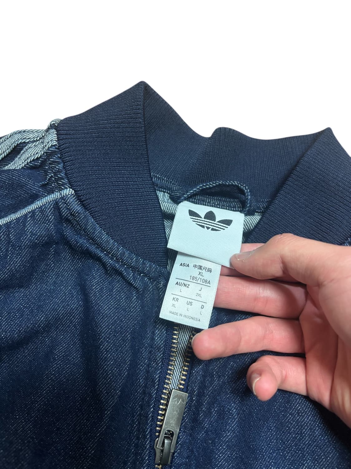 아디다스 아디컬러 인디고 데님 져지 자켓 상품이미지5