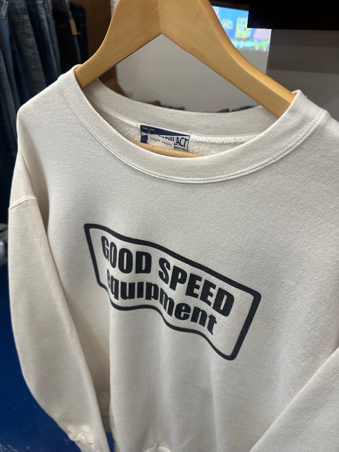 The evilact 스컬 맨투맨 상품이미지4