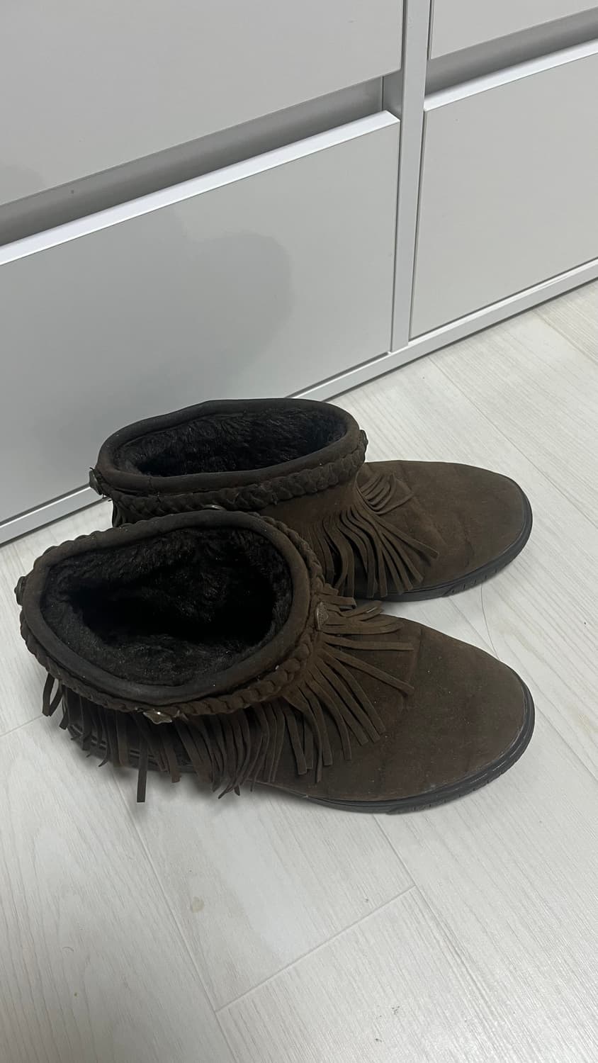 빈티지 프린지 미네통카깔 어그부츠 240? 상품이미지3