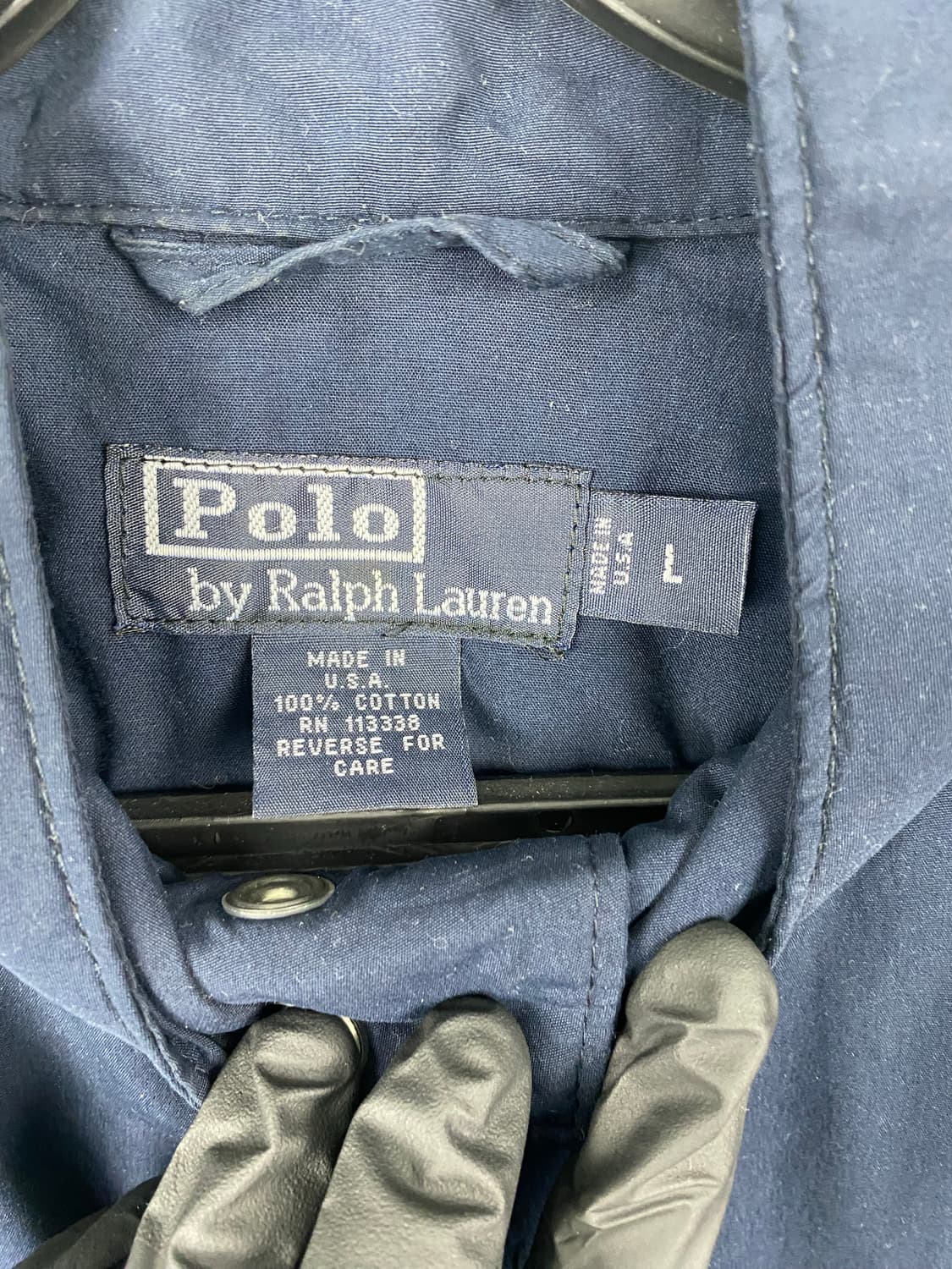 폴로 랄프로렌 네이비 바라쿠다 블루종 자켓 L 상품이미지4