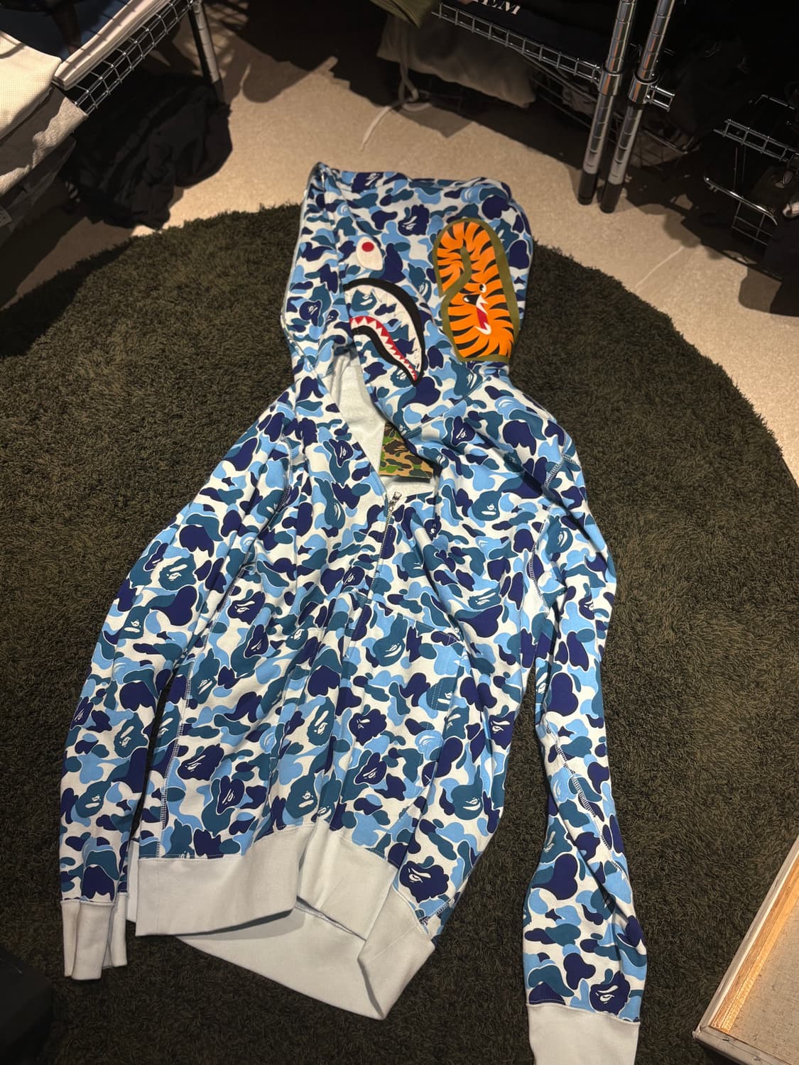 베이프 abc 카모 풀집업 후디 xxL(2xl) 상품이미지2