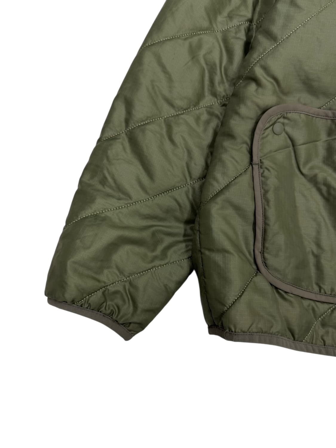 마뗑킴 칼라리스 퀄팅자켓 카키 (FREE) 상품이미지5