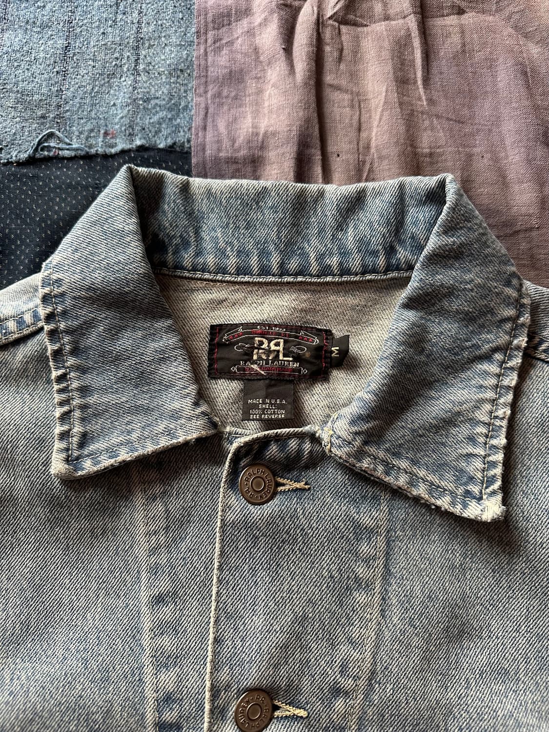90s USA RRL Denim Jacket 상품이미지4