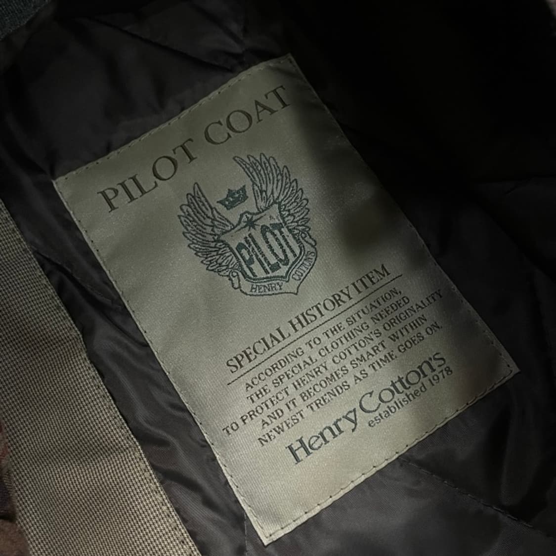 105 헨리코튼 파일럿 코트 상품이미지4