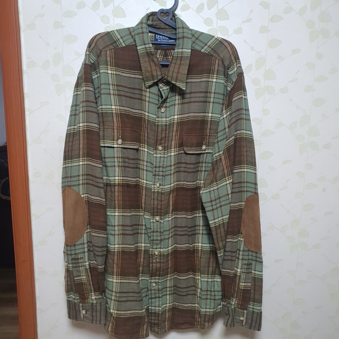 폴로 플라넬 타탄체크 셔츠 판매합니다. 상품이미지1