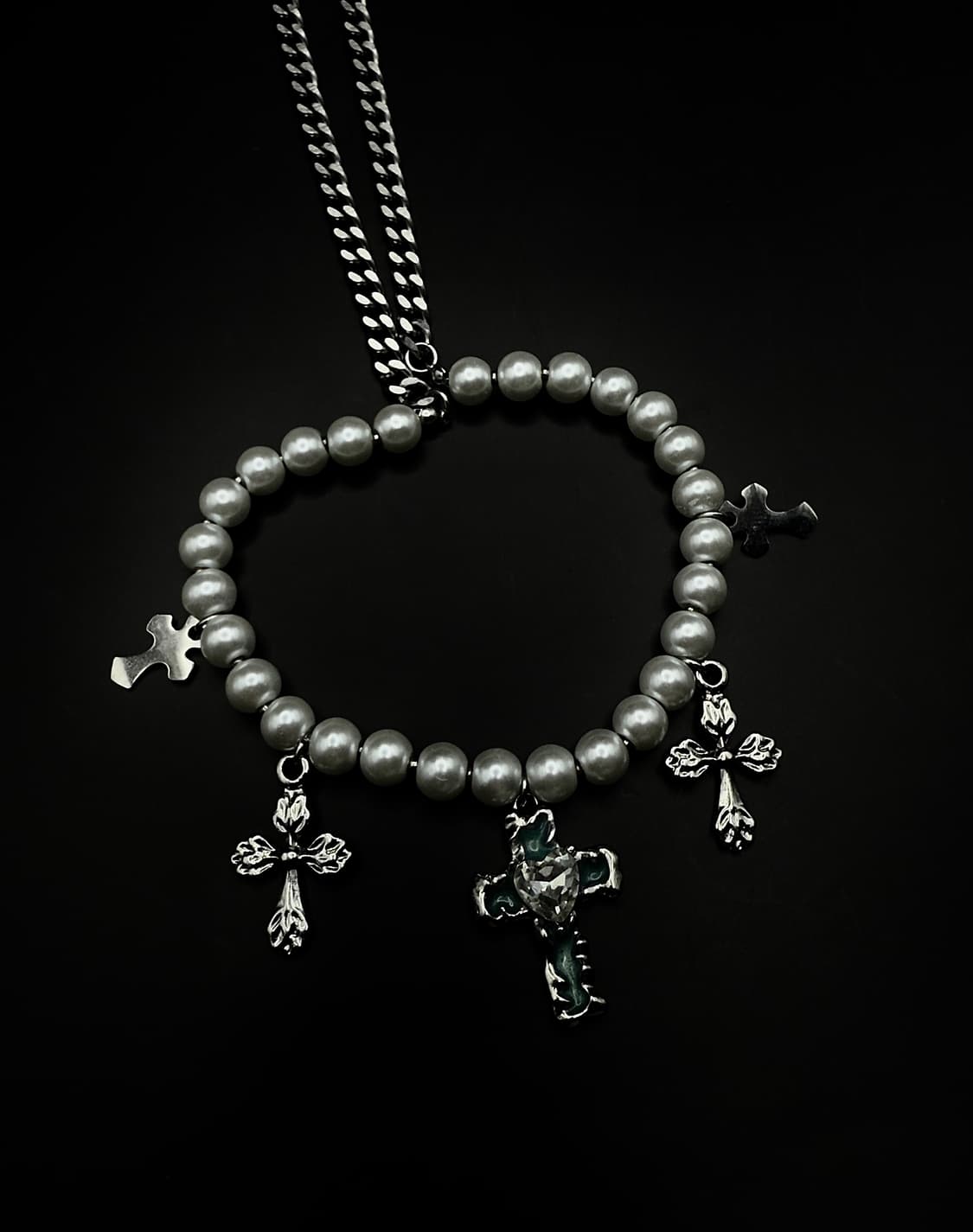 pcr053 5 the croos pearl necklace 상품이미지5