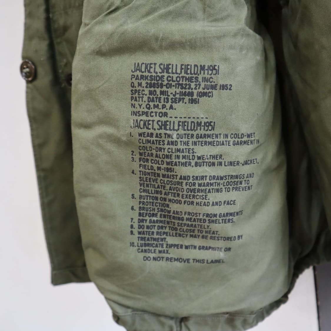 M-51 밀리터리 필드 자켓 상품이미지9