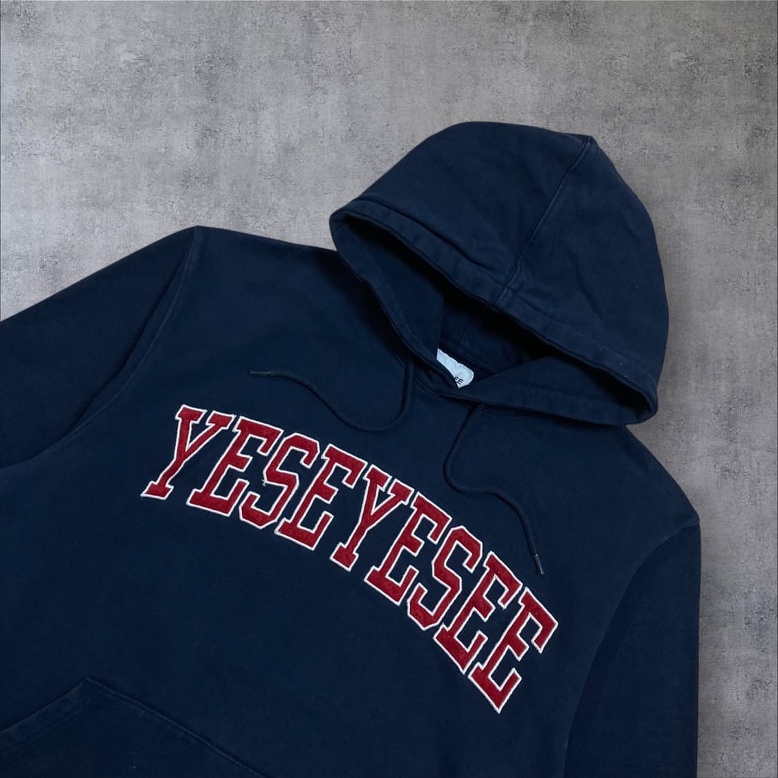 예스아이씨 스펠아웃 네이비 후드티 상품이미지2