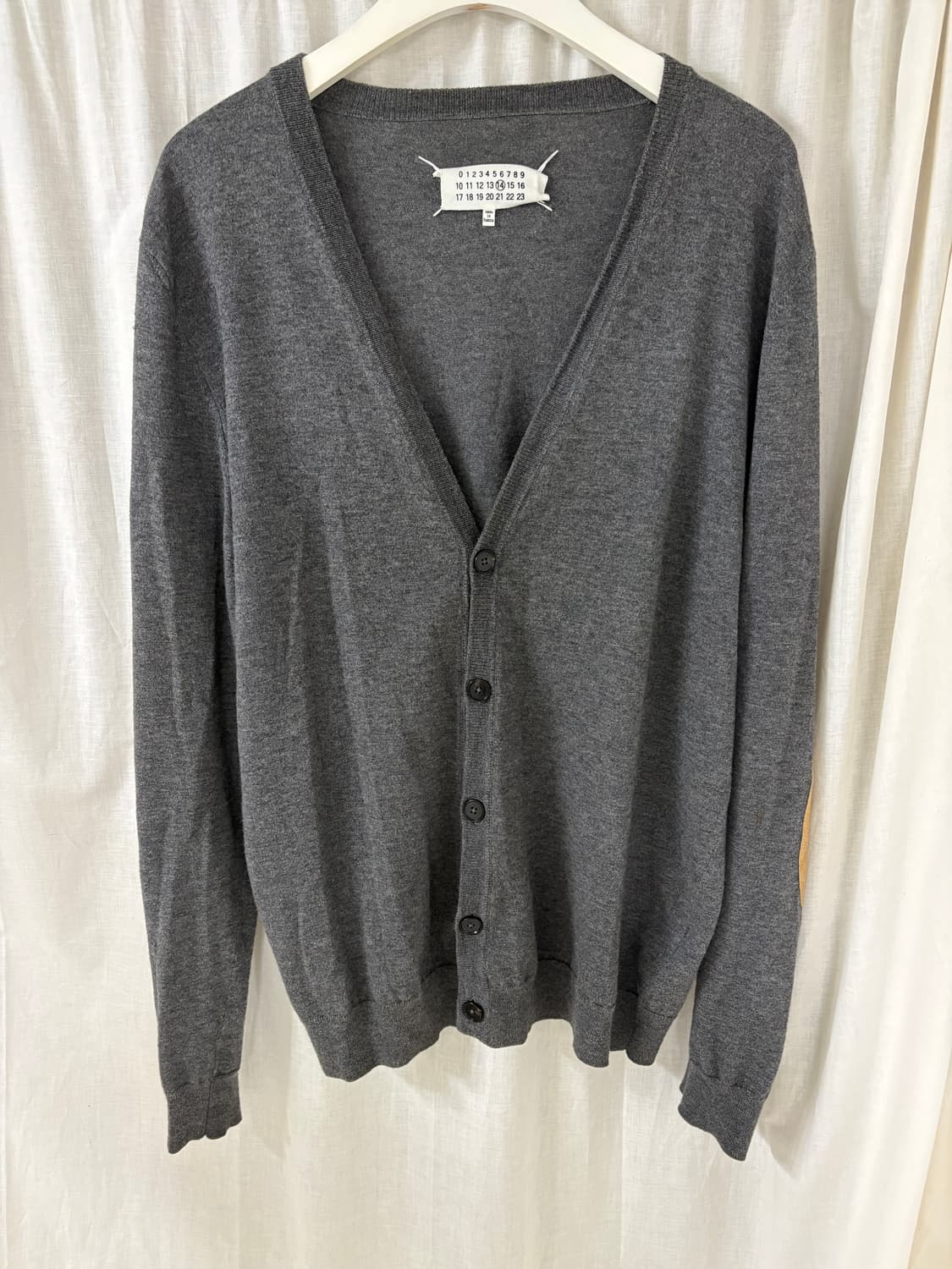 [XL] 메종 마르지엘라 엘보 패치 가디건 상품이미지1