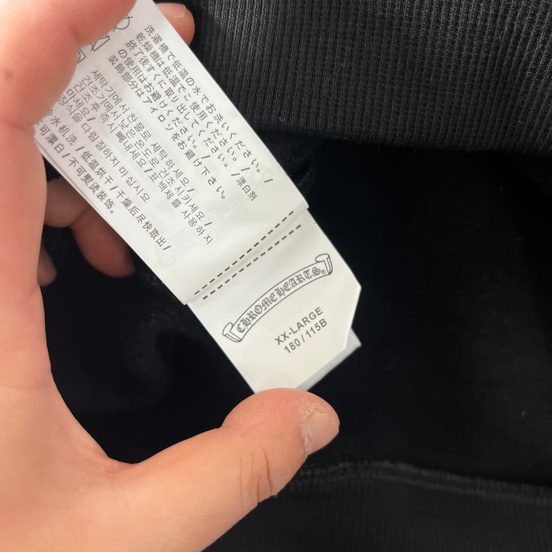 105 크롬하츠 홀스슈 플로랄 플리스 블랙 후드집업 상품이미지9