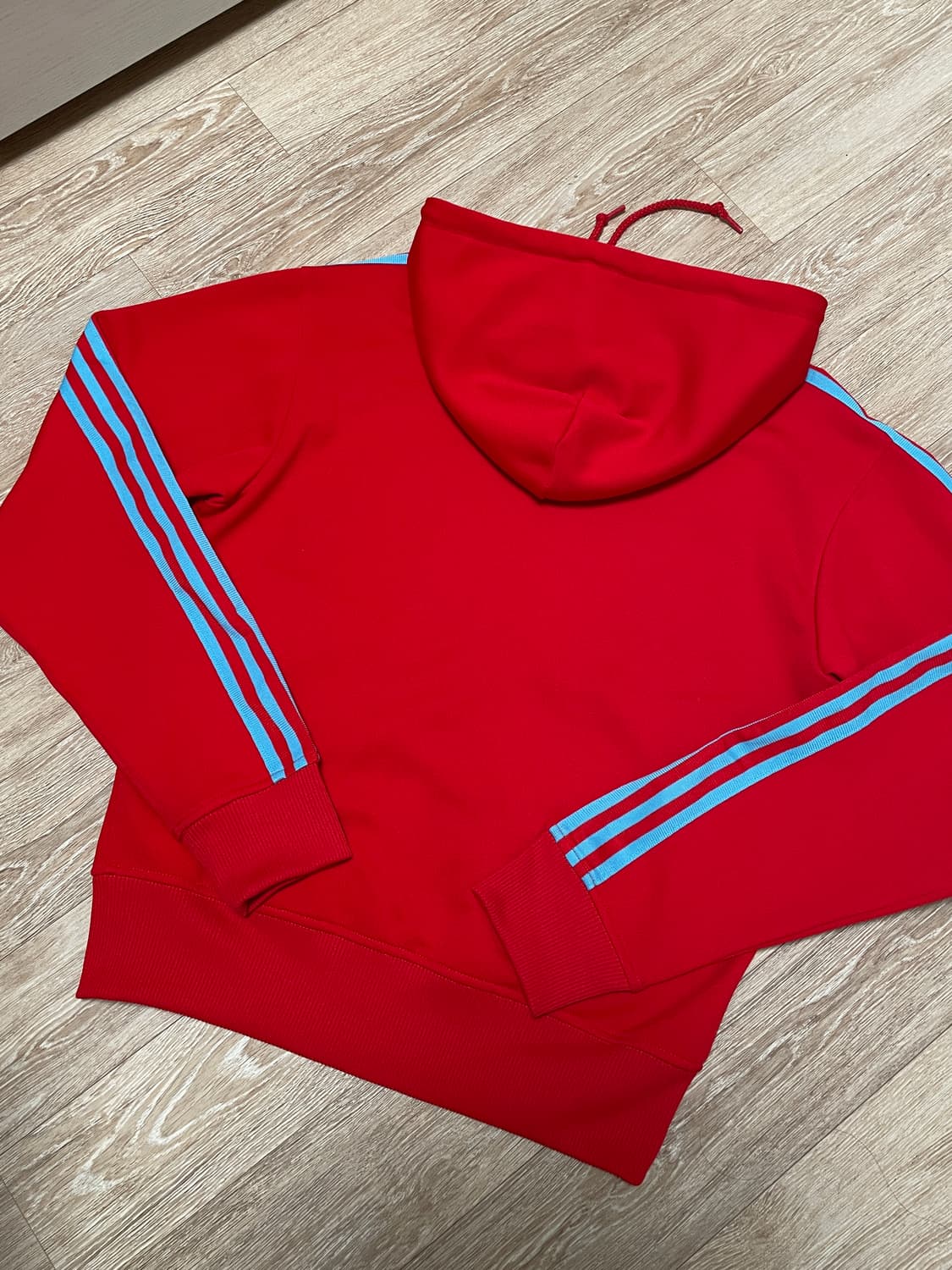 아디다스 후드플락 후플 레드 져지 상품이미지4