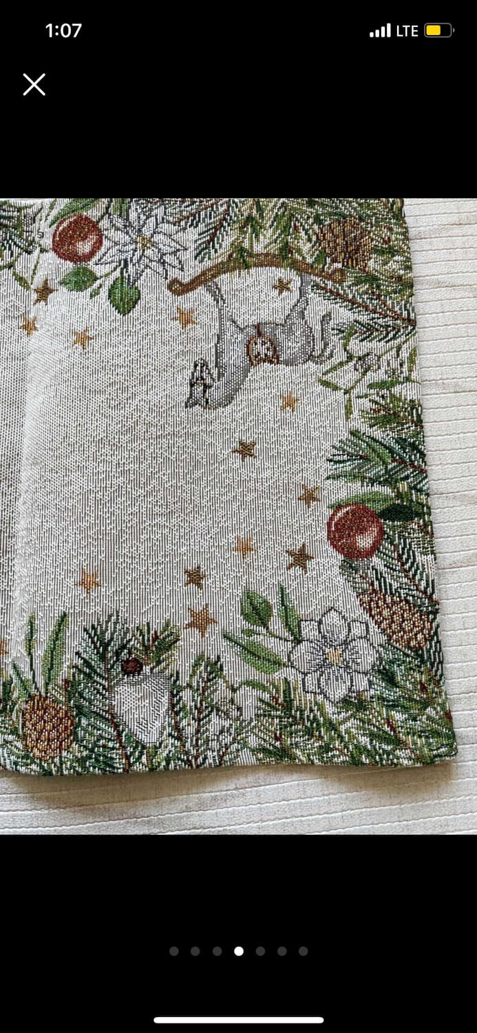 [택o새제품] 까사미아 수입 sander 크리스마스 테이블 러너 상품이미지4