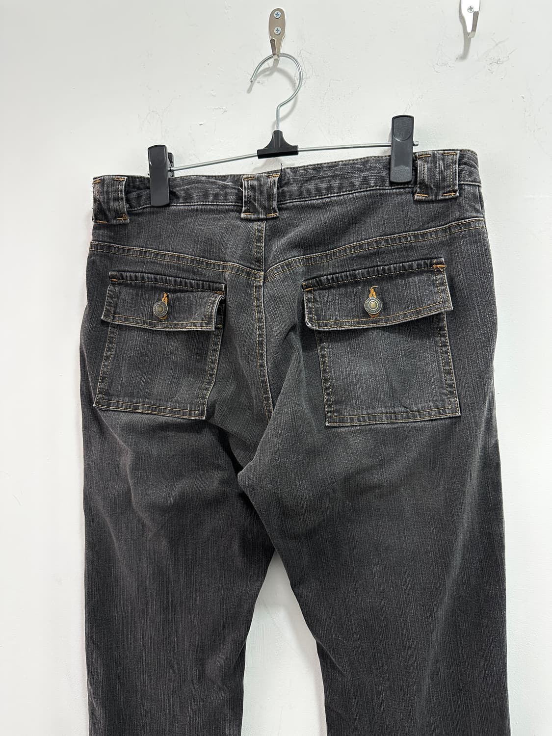 Gray zipper detail denim jeans  상품이미지7