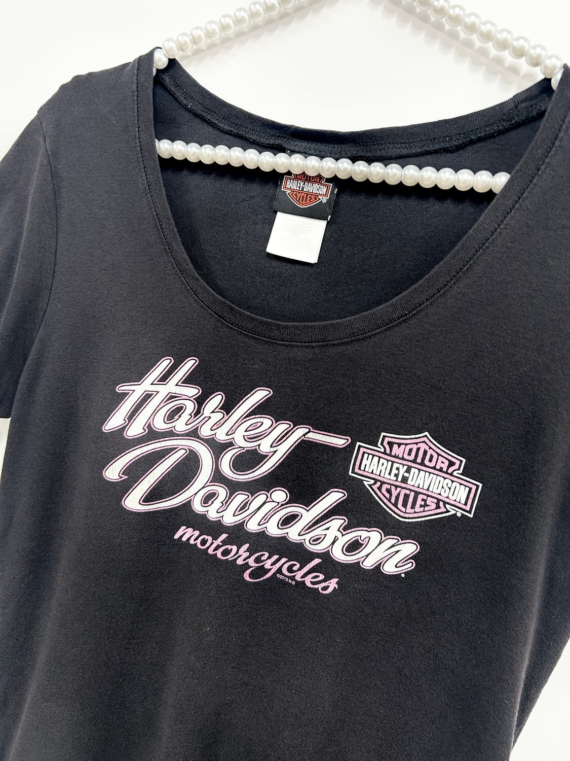 [HARLEY DAVIDSON] 10s 할리데이비슨 핑크 로고 미네소타 상품이미지5