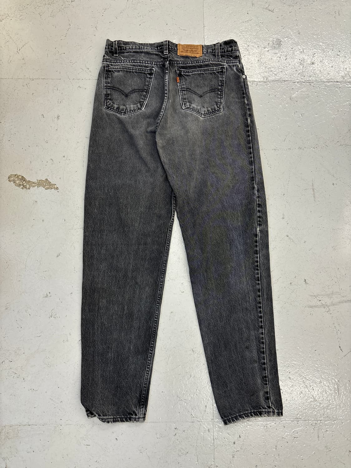 MADE IN USA 🇺🇸  90's 리바이스 550 오렌지탭 흑청 상품이미지6