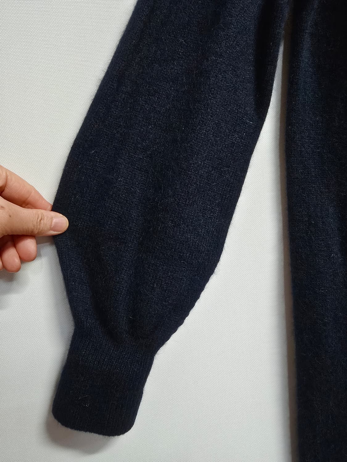 라씨엔토 네이비 롱 가디건 양모혼방 상품이미지4