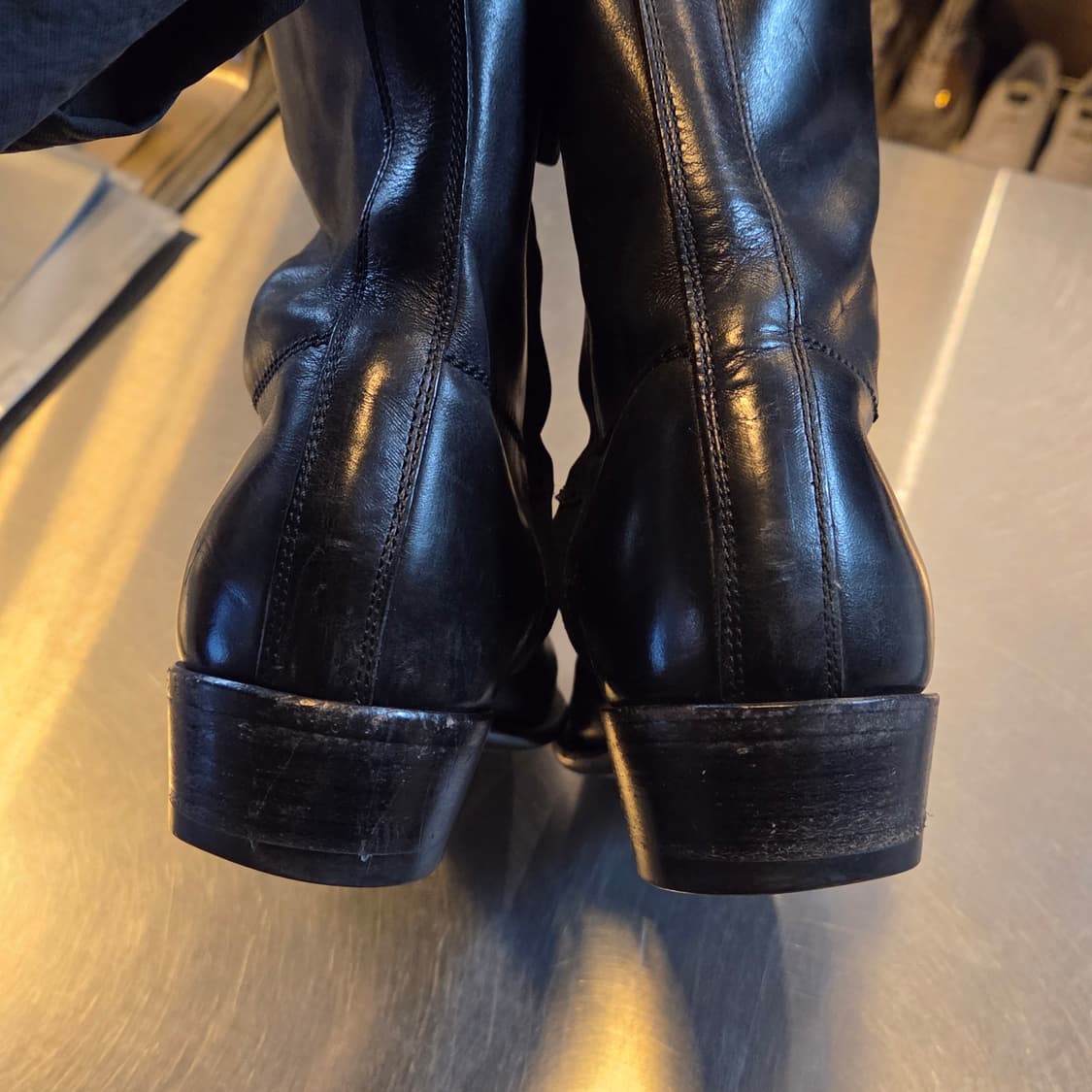 디올 옴므 07aw by 에디 슬리먼 사이드 zip 부츠 블랙 (41) 상품이미지5